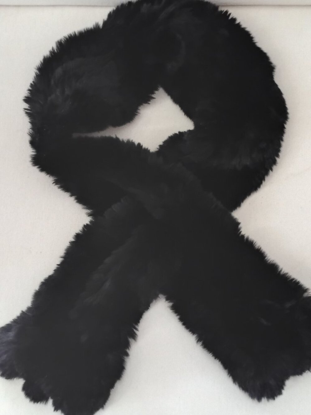 Genuine Rabbit Fur Pull Through Scarf/Neck Warmer